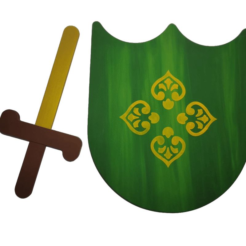Escudo e Espada de brinquedo